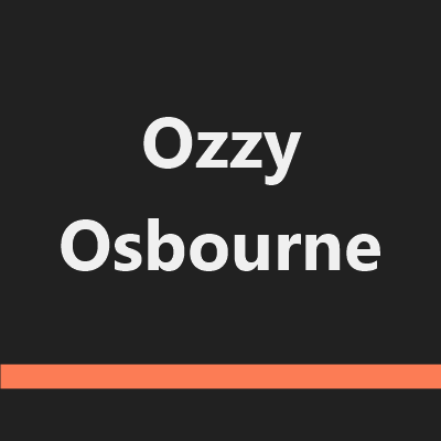 Ozzy Osbourne